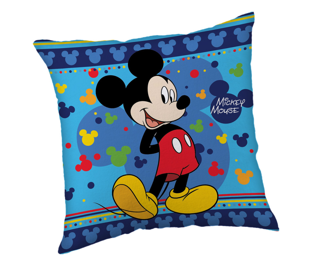 Disney Mickey  Blue Διακοσμητικό Μαξιλάρι 40x40 cm