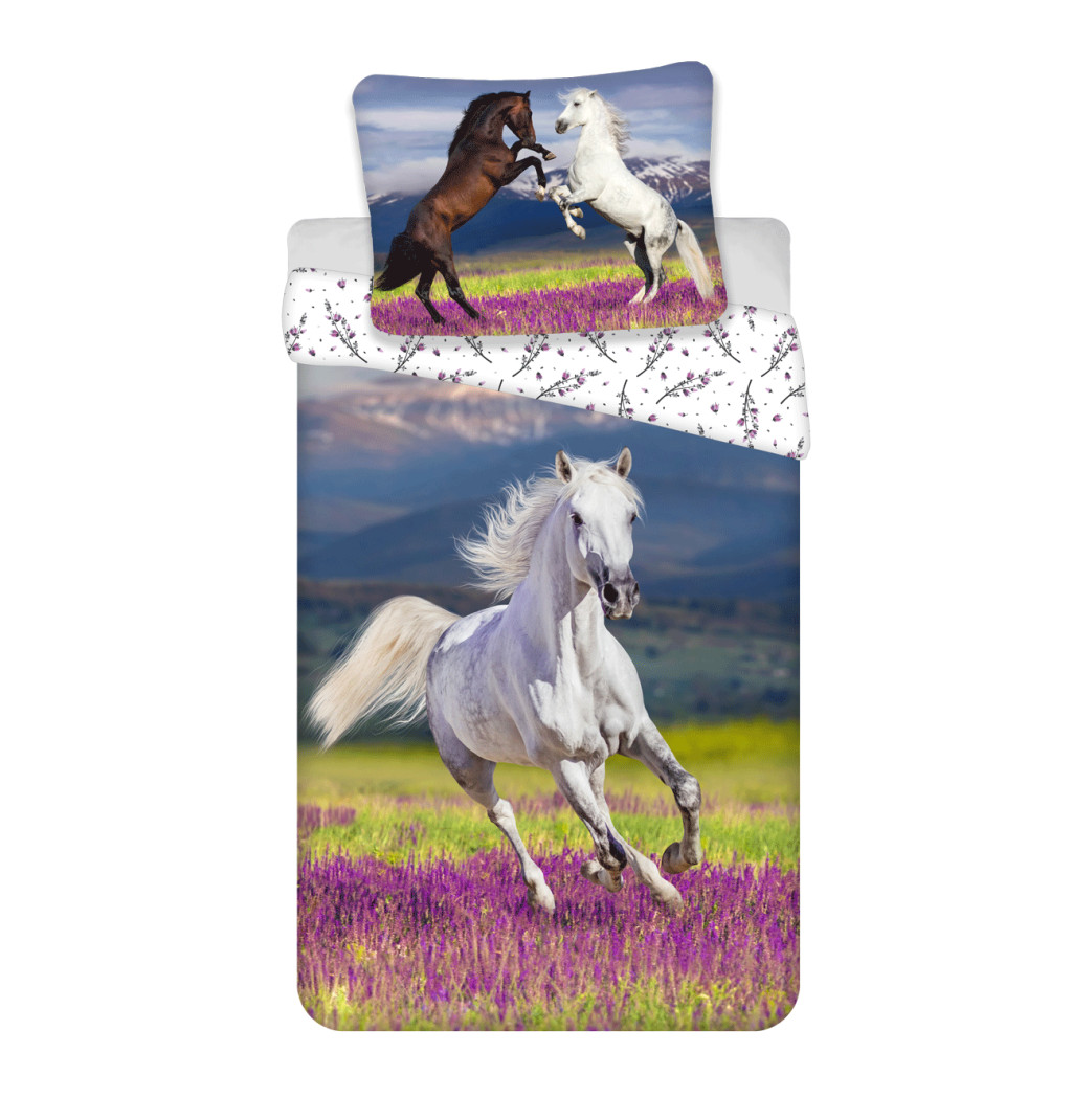 Horses Meadow σετ παπλωματοθήκη 140x200 cm, 70x90 cm
