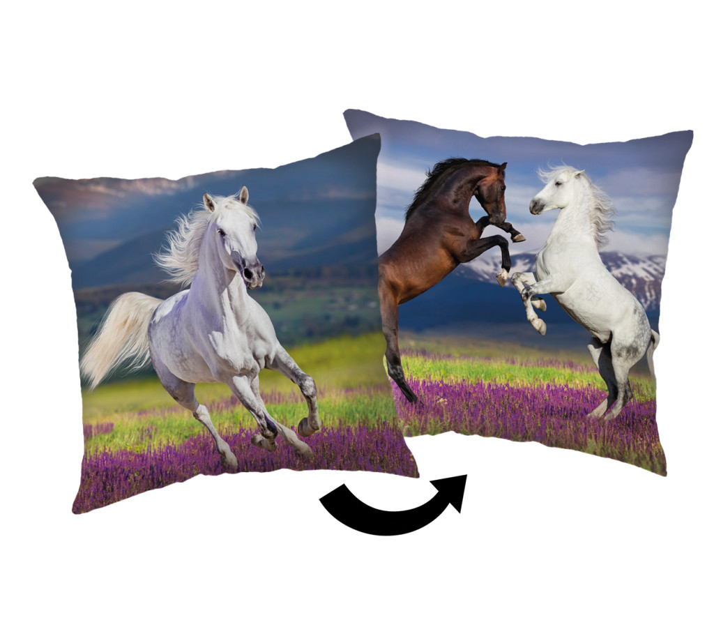Horses Meadow Διακοσμητικό μαξιλάρι 40x40 cm