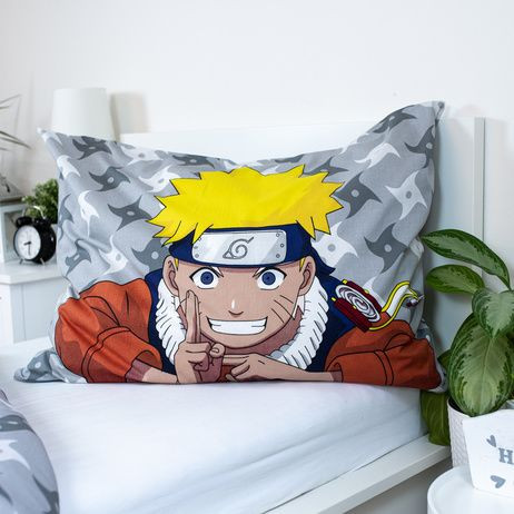Naruto Grey σετ παπλωματοθήκη 140x200 cm, 70x90 cm - Image 5