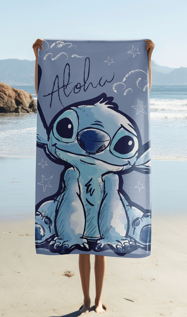 Alternative view of Disney Lilo & Stitch Aloha Πετσέτα Μπάνιου & Θαλάσσης 100% Βαμβάκι 70×140 cm