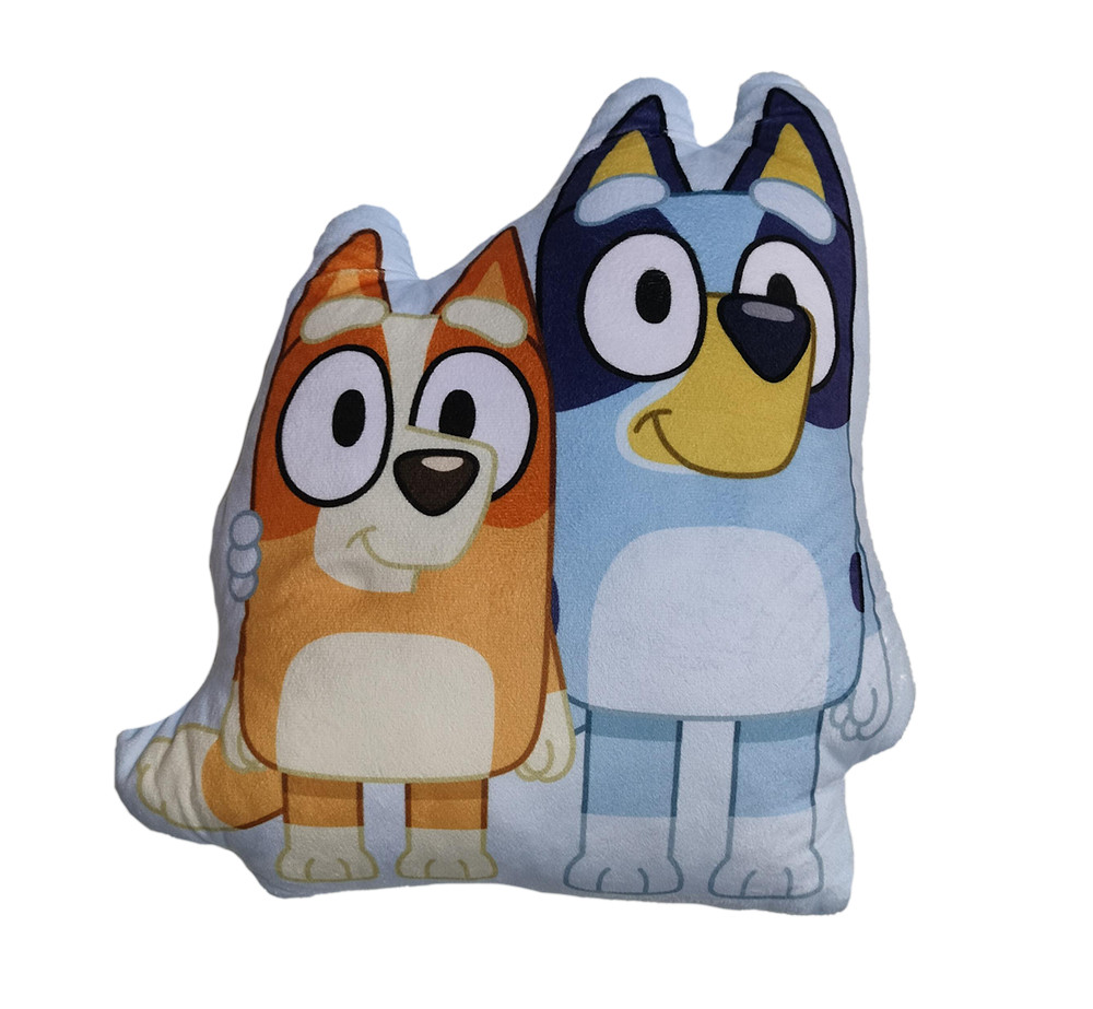 Bluey Pals Hug Διακοσμητικό Μαξιλάρι Ειδικού Σχήματος 34×28 cm