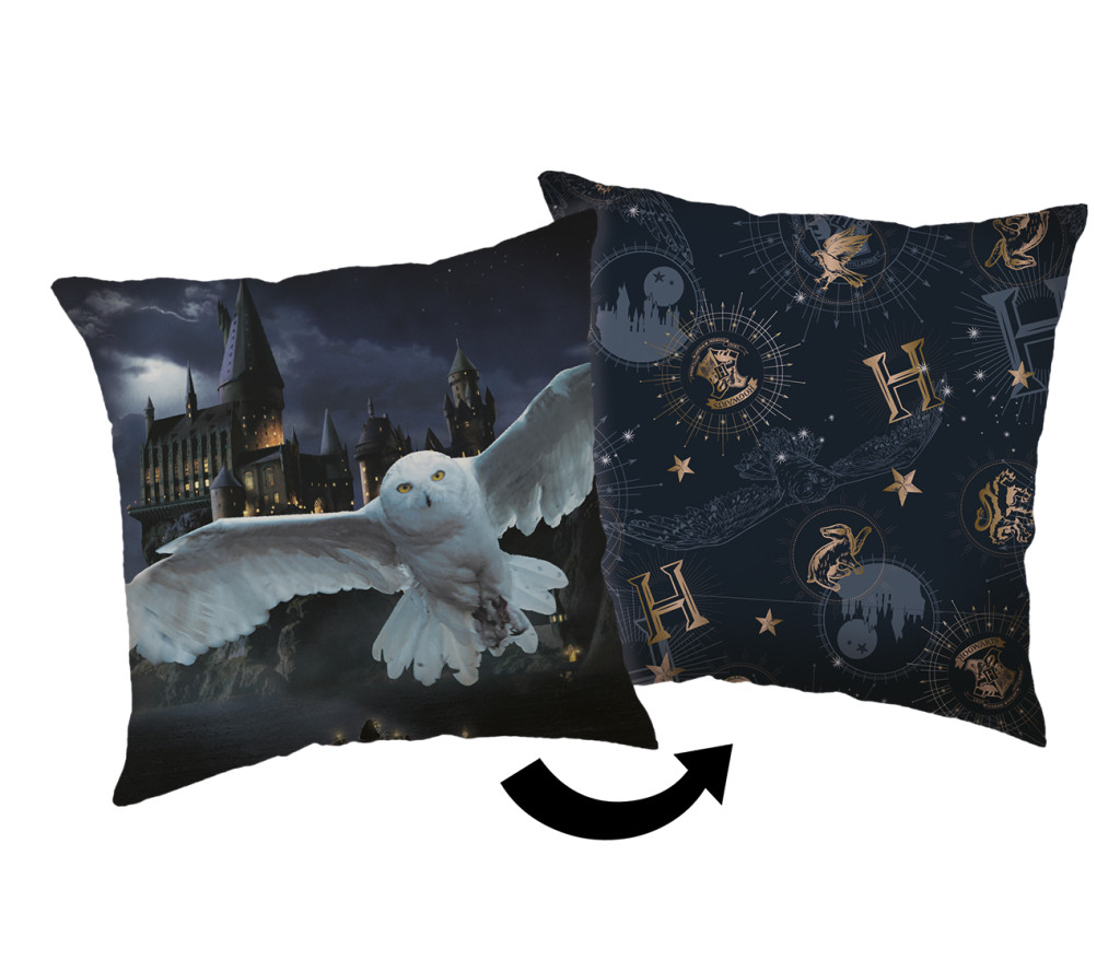Harry Potter Hogwarts Night Διακοσμητικό μαξιλάρι 40×40 cm