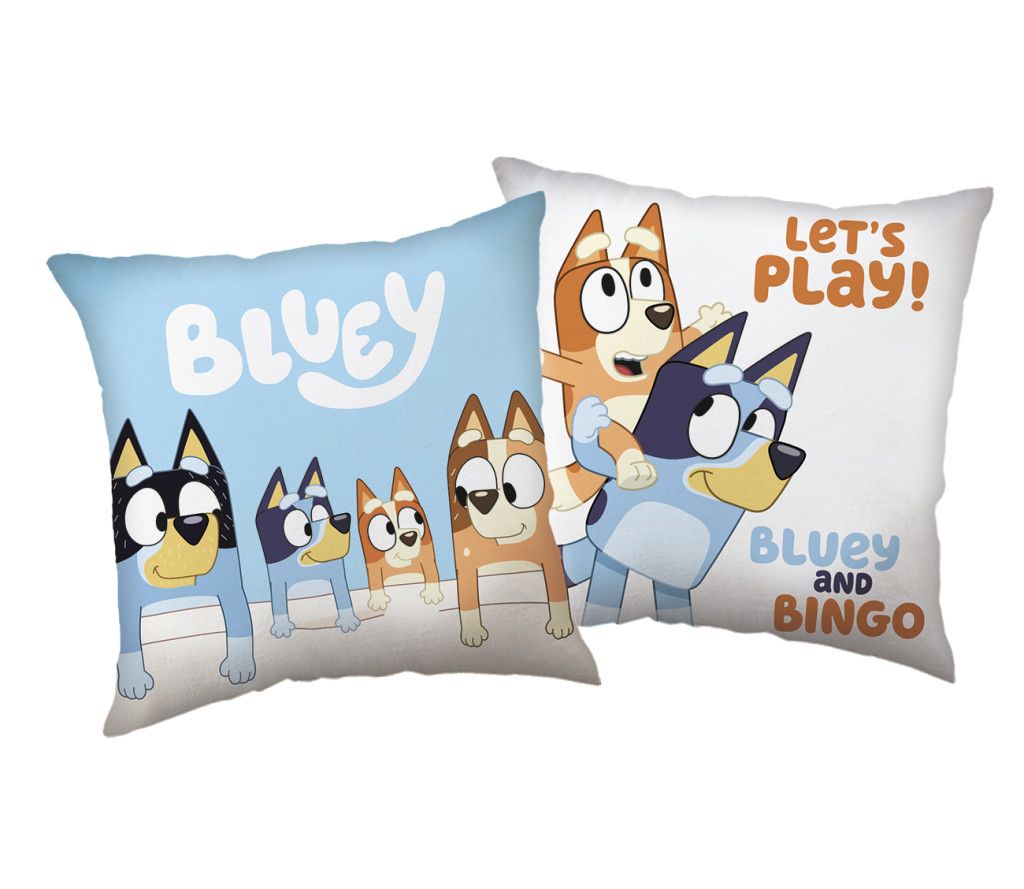 Bluey Family Adventure pillowcase 40x40 cm
