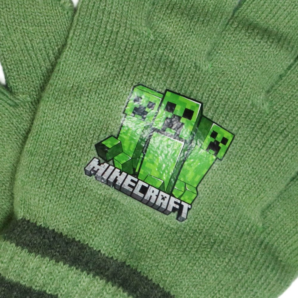 Alternative view of Minecraft Creeper Παιδικά Γάντια 4 έως 6 ετών