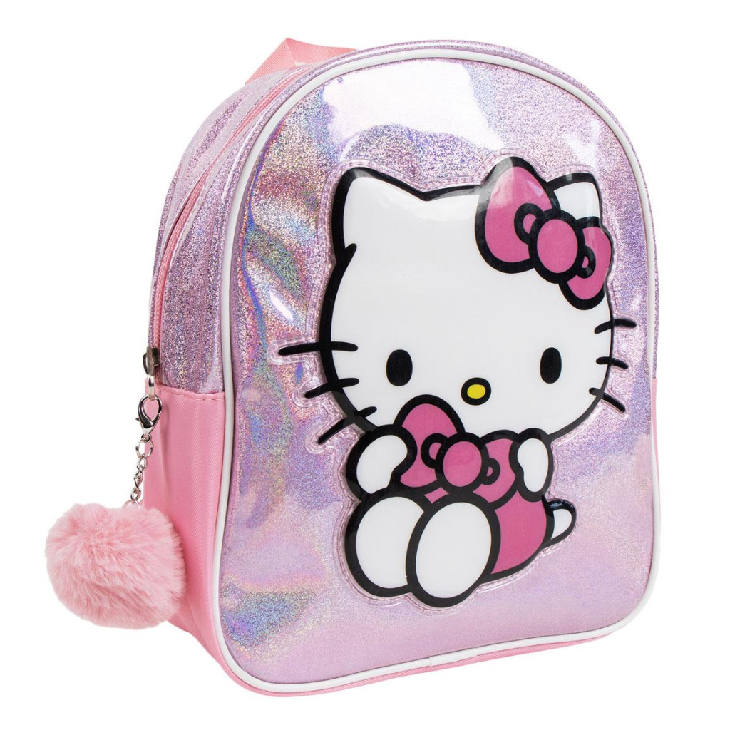 Hello Kitty Ολογραφικό Παιδικό Σακίδιο Πλάτης 23×20×8 cm