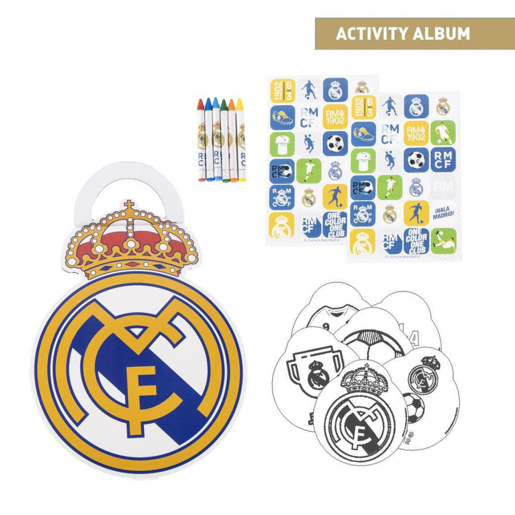 Real Madrid Crown Σετ Ζωγραφικής και Δημιουργικών Δραστηριοτήτων 24×37 cm