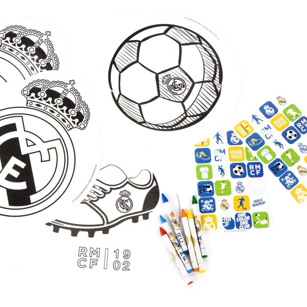 Alternative view of Real Madrid Crown Σετ Ζωγραφικής και Δημιουργικών Δραστηριοτήτων 24×37 cm