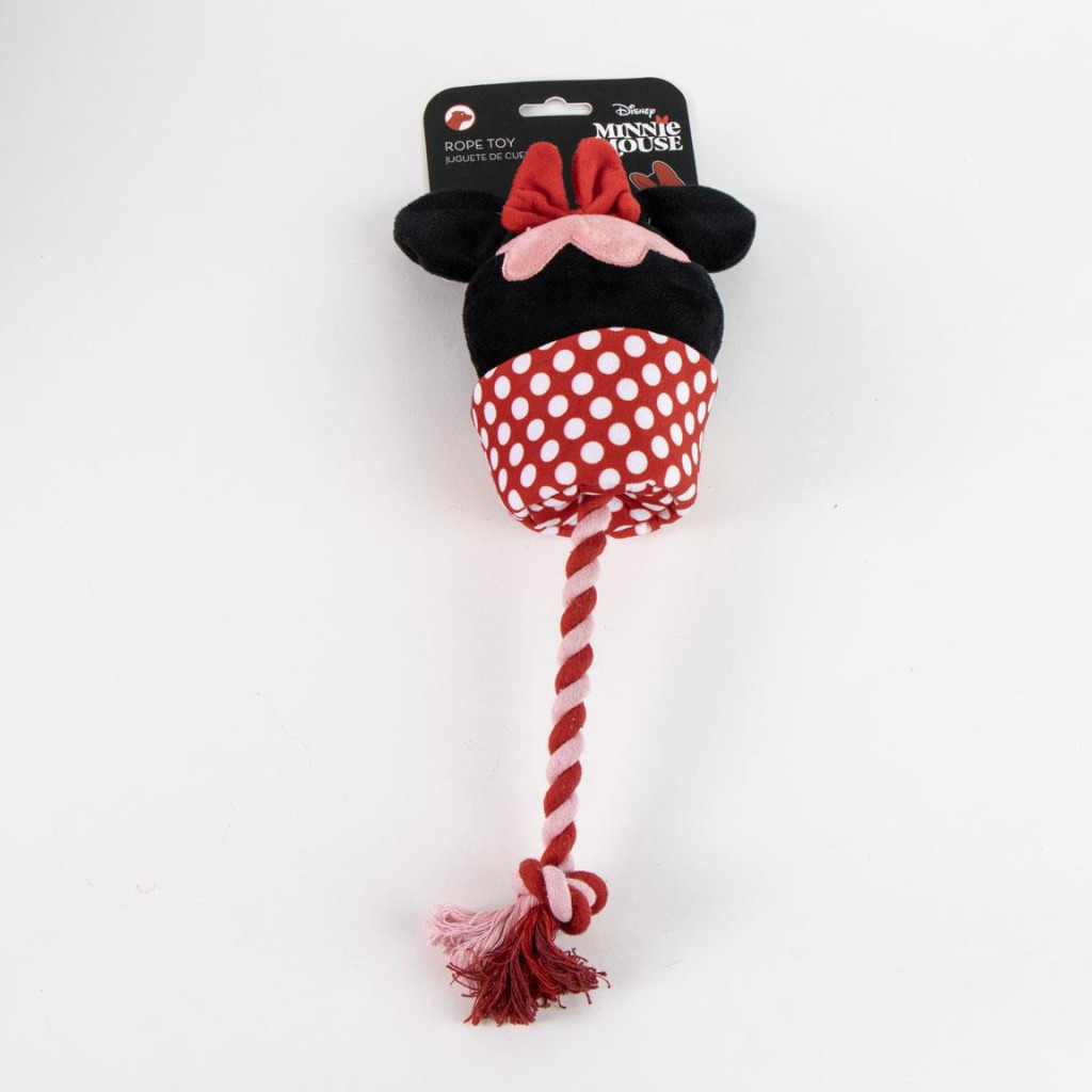 Disney Minnie Dots Παιχνίδι Σκύλου με Σχοινί 30 εκ
