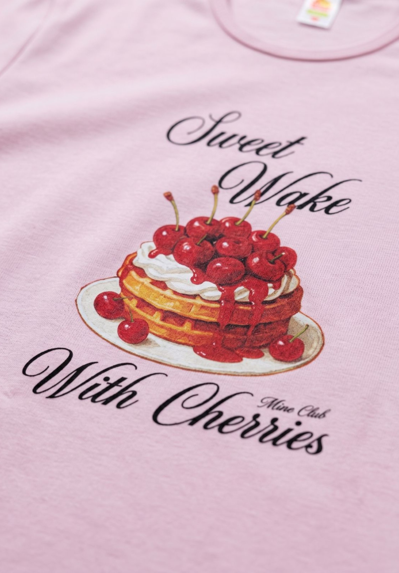 Nina Club Sweet Cherries Γυναικεία Βαμβακερή Πιτζάμα