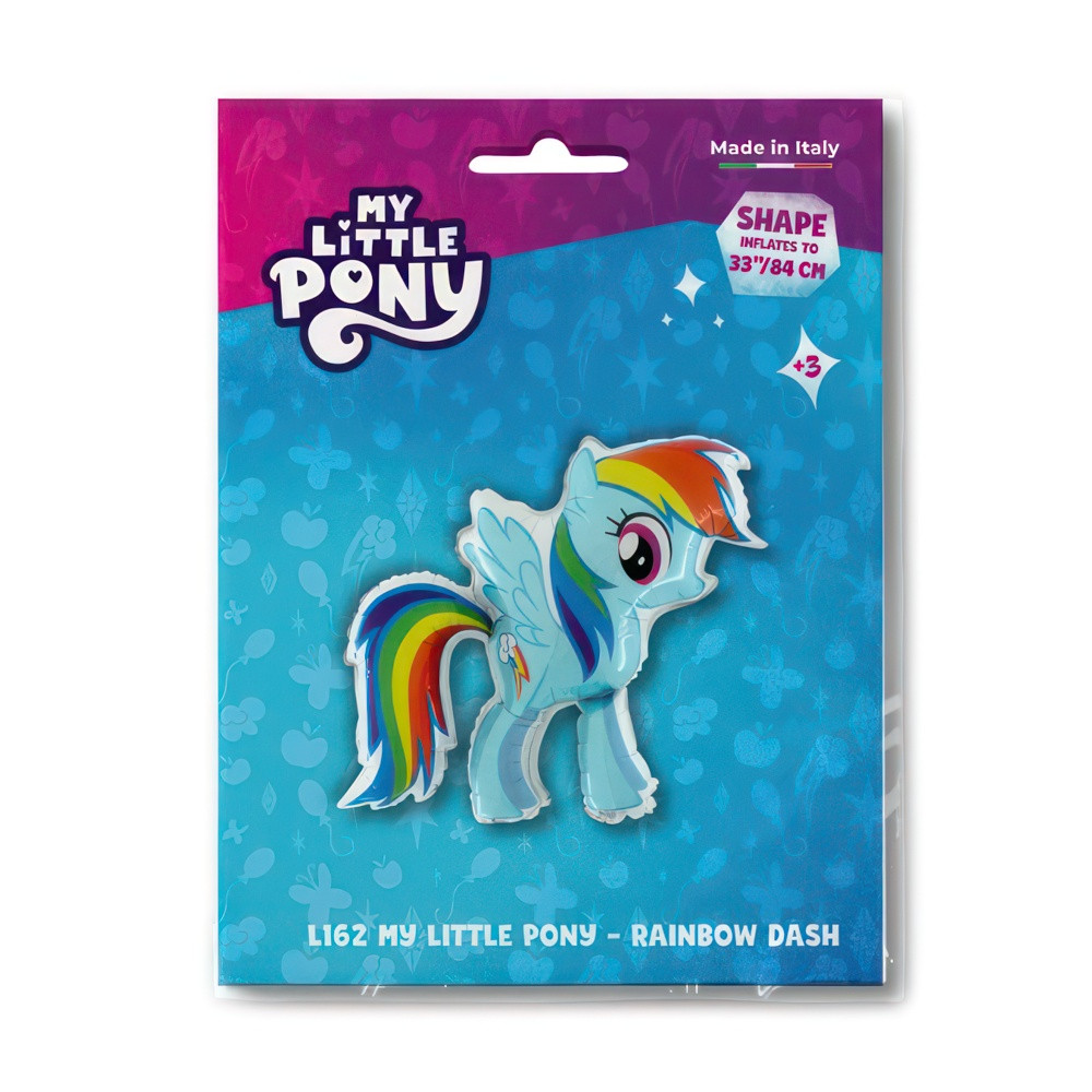 Alternative view of My Little Pony Rainbow Dash Foil Μπαλόνι 84 εκ.