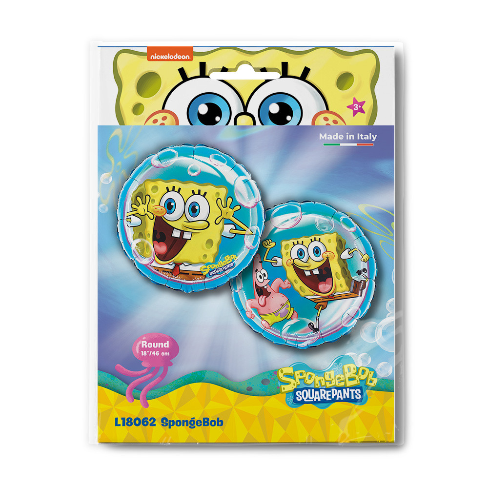 Alternative view of Foil Μπαλόνι SpongeBob Φυσαλίδες 46 εκ.