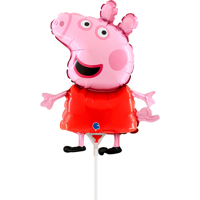 Peppa Pig Κόκκινο mini Foil Μπαλόνι 35 εκ.