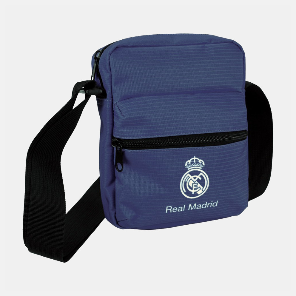 Real Madrid Blue Τσάντα Ώμου 21×17×5,5 εκ.
