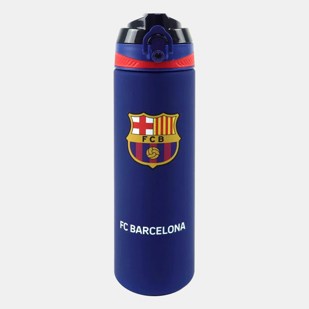 FC Barcelona Barca Πλαστικό Παγούρι με Καλαμάκι 700 ml