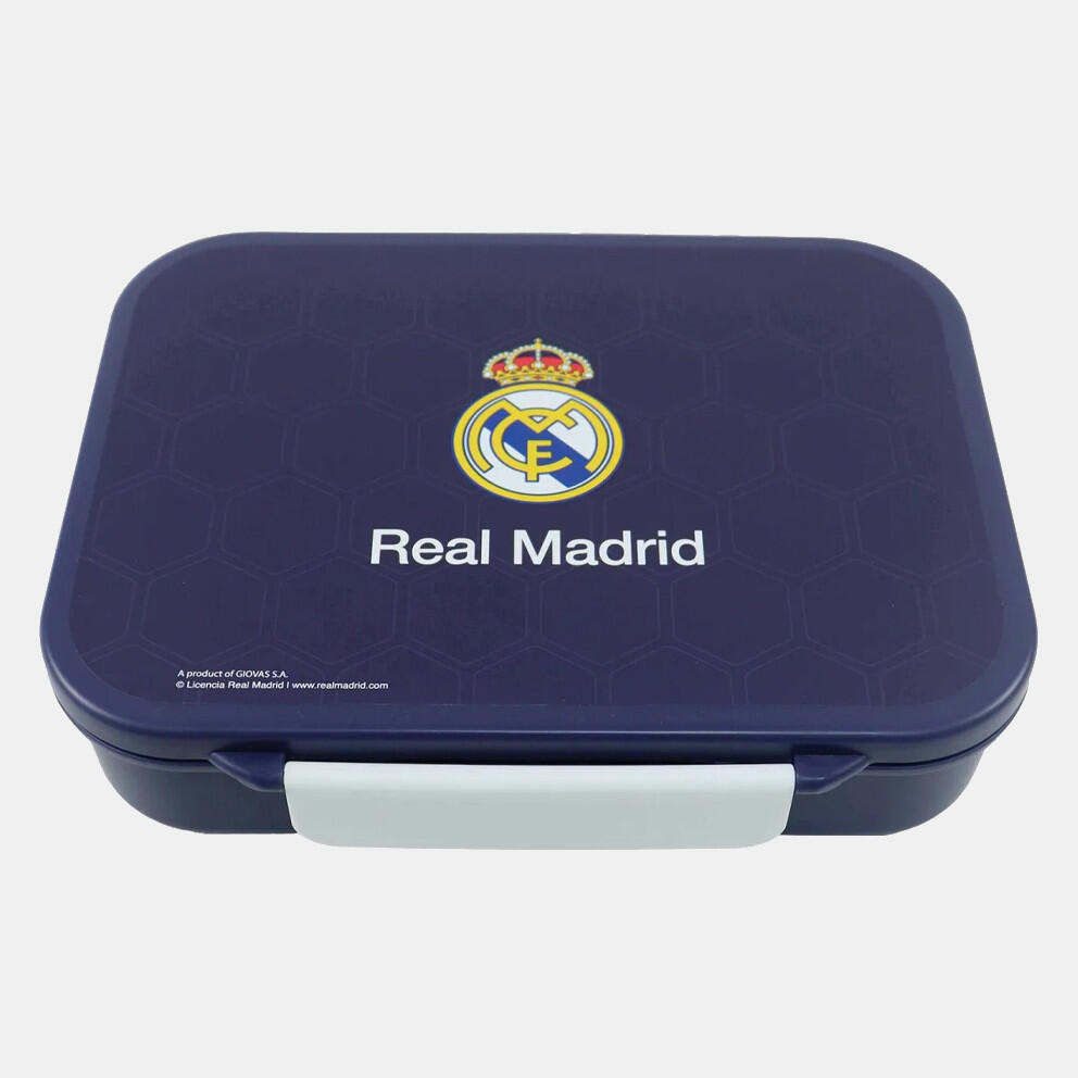 Real Madrid Μπλε Πολυχωριστικό Δοχείο Φαγητού – Δοχείο Σάντουιτς 21×15 εκ.