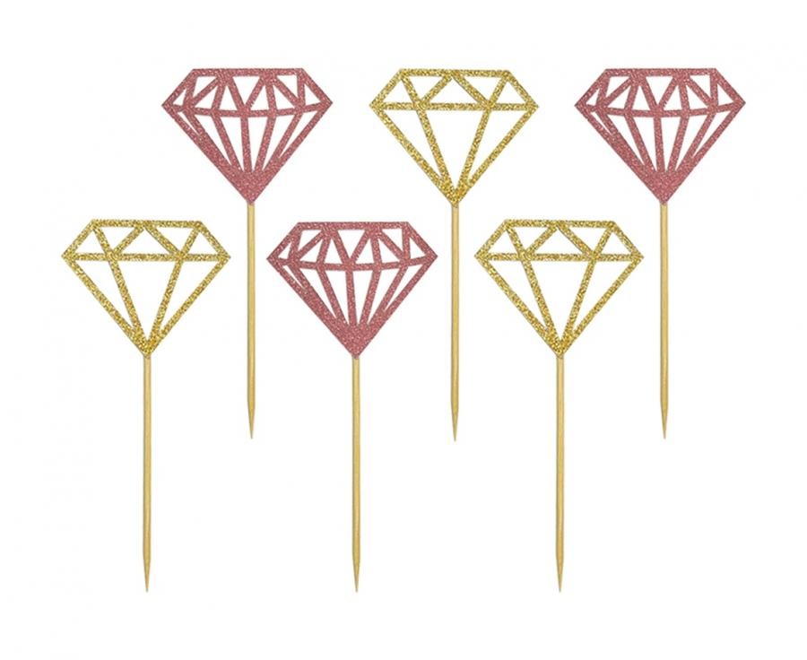 Alternative view of Wedding Diamond Σετ 6 Διακοσμητικών Στικ 15 εκ.