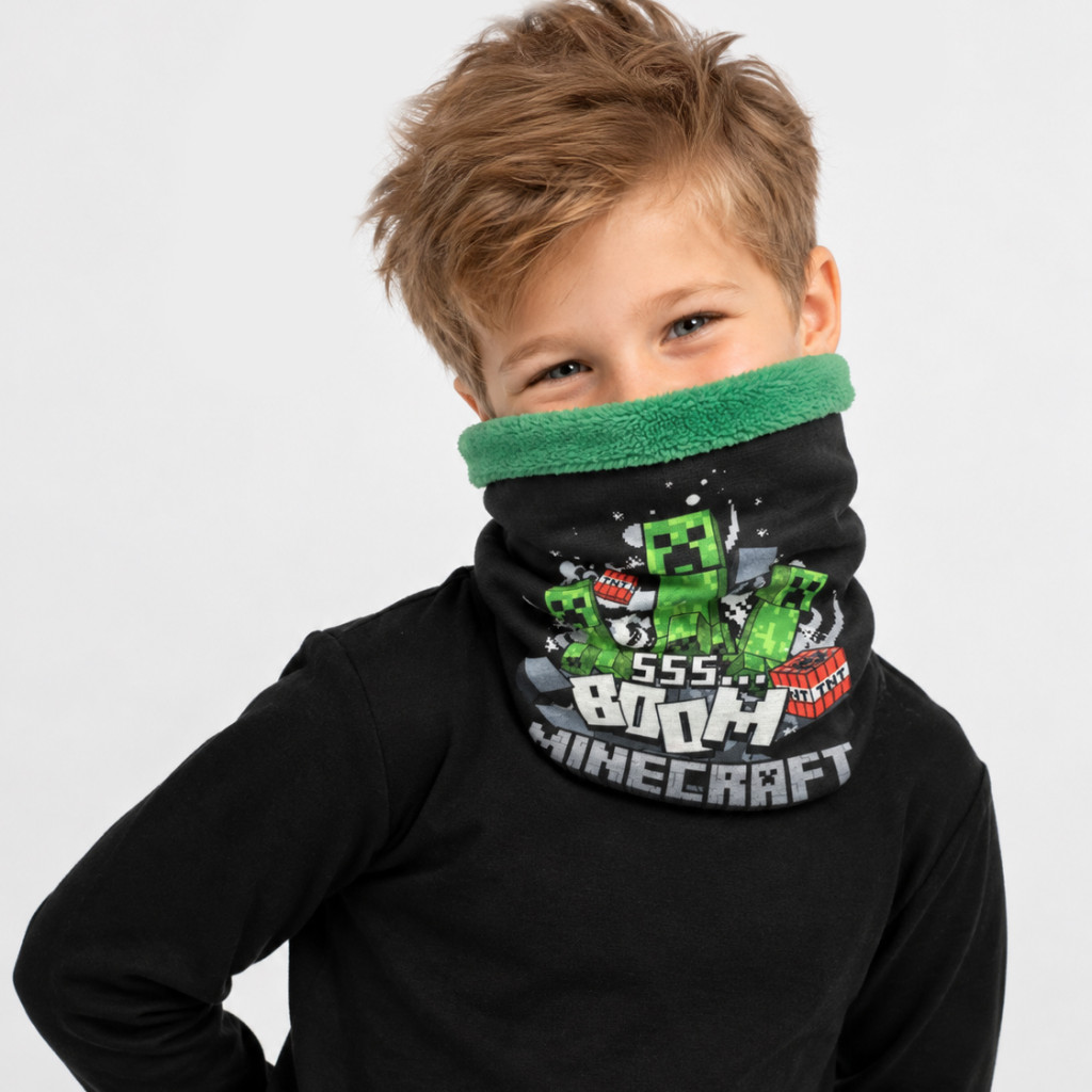 Alternative view of Minecraft Boom sherpa Παιδικός Λαιμός Snood 4 έως 6 ετών