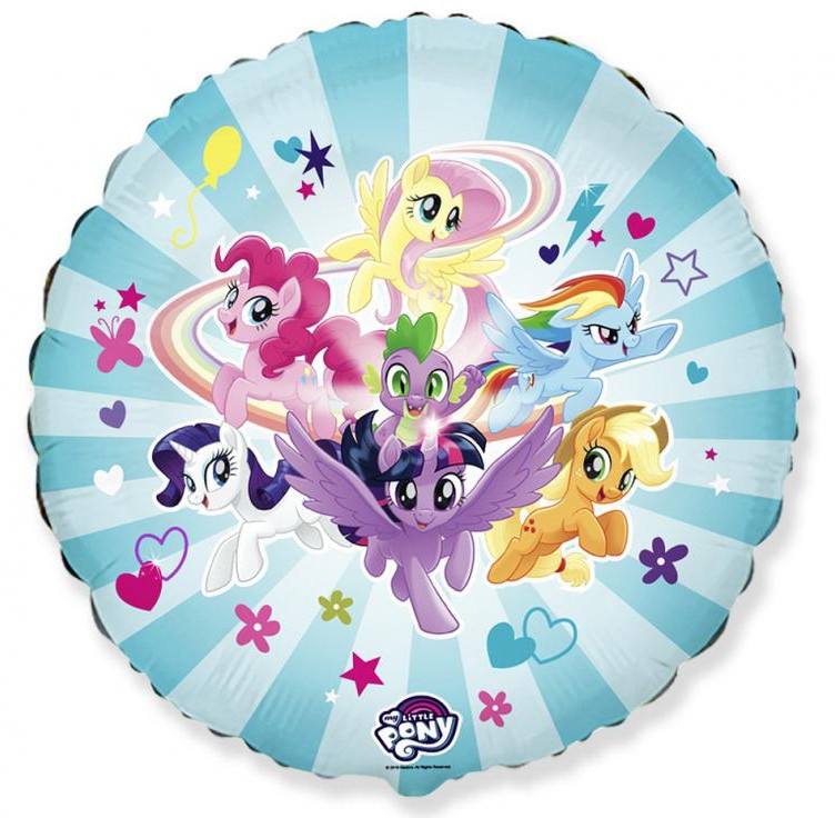 Foil Μπαλόνι My Little Pony Ομάδα 46 εκ. Χωρίς Συσκευασία