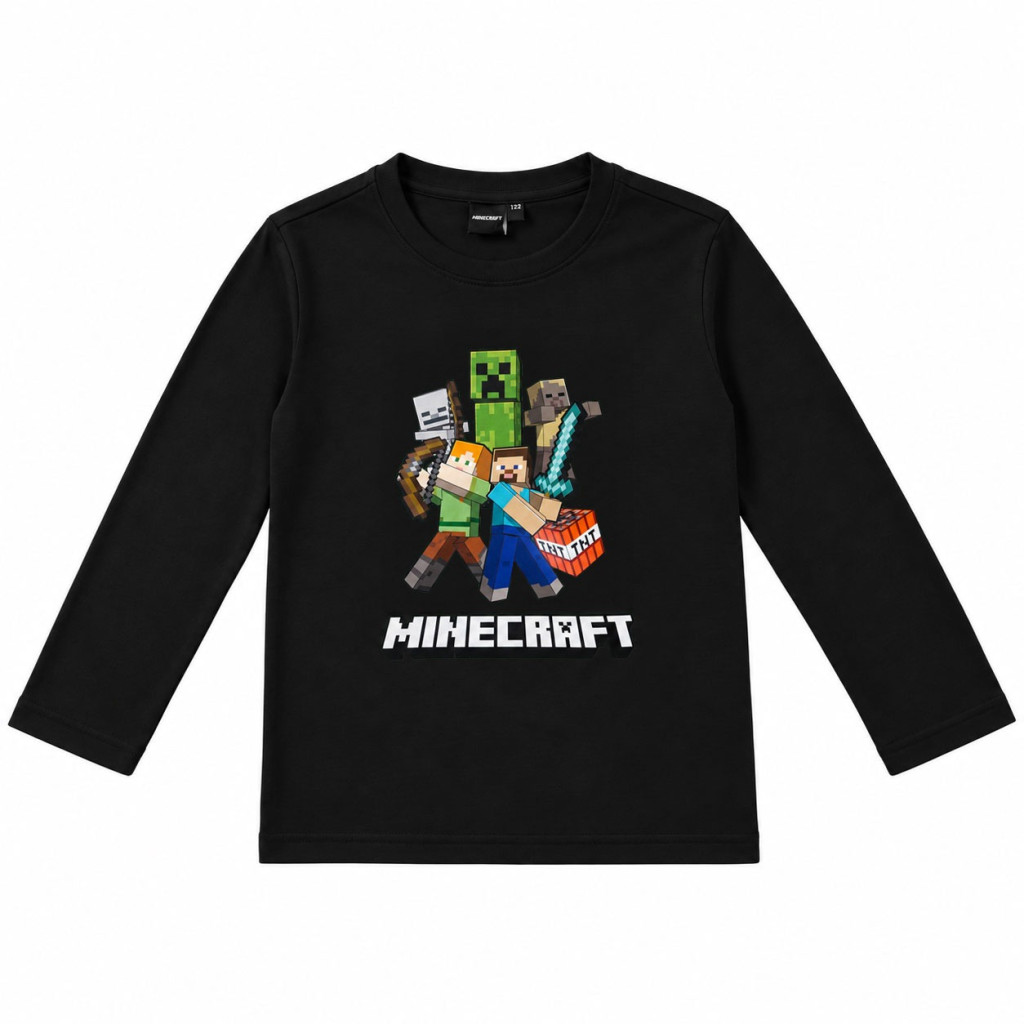 Alternative view of Minecraft Battle Παιδική Μακρυμάνικη Μπλούζα 6–12 Ετών / Ύψος 116–152 εκ.