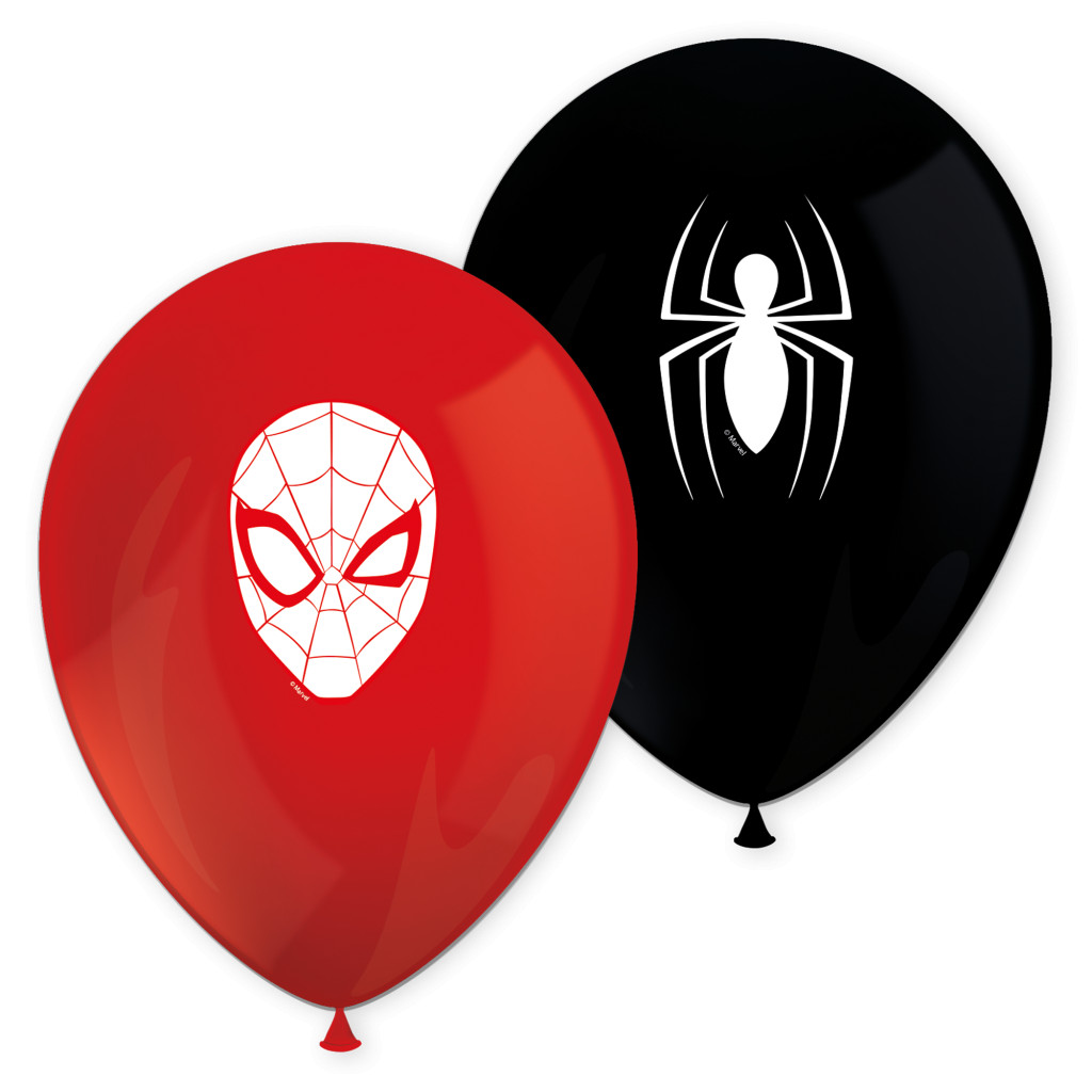 Spiderman World of Webs Σετ 8 Μπαλονιών Latex 28 εκ.