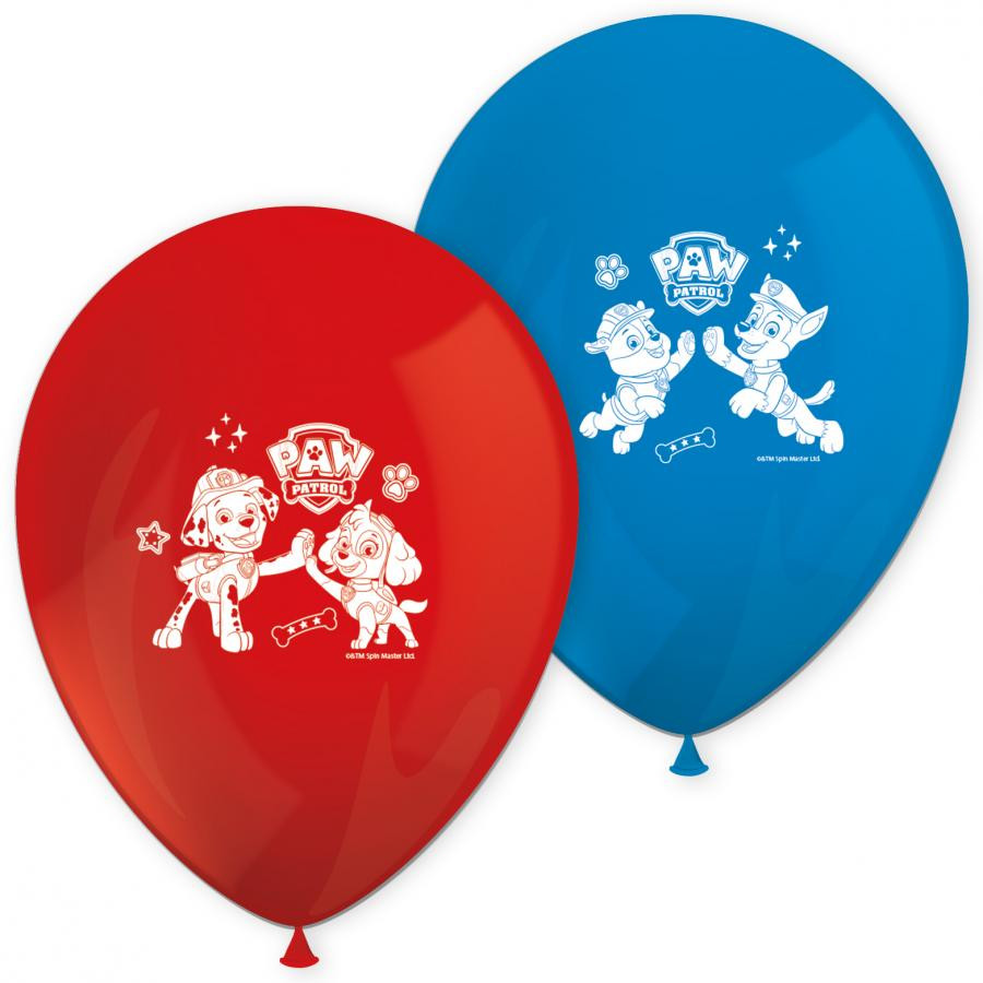 Alternative view of Paw Patrol Rescue Heroes Σετ 8 Μπαλονιών Latex 28 εκ.