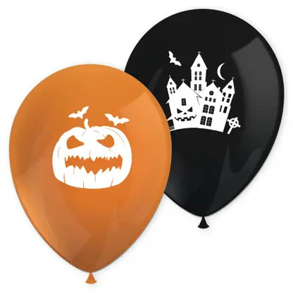 Halloween Sensations Σετ 8 Μπαλονιών Latex 28 εκ.