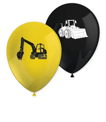 Construction Grabber Σετ 8 Μπαλονιών Latex 28 εκ.